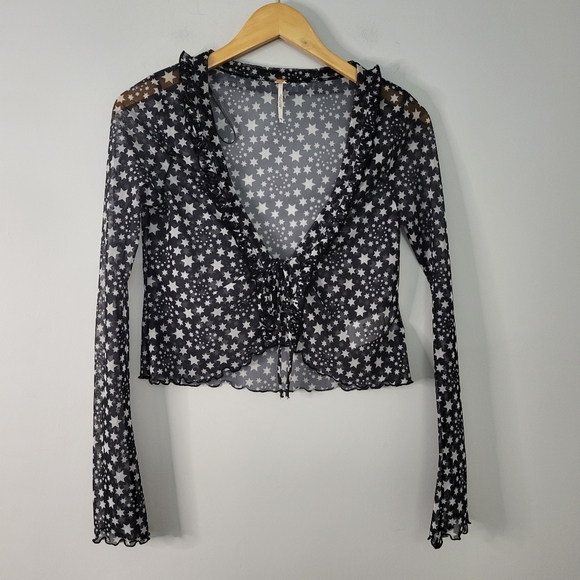 Free People Marne Mesh Star Top - Picture 4 of 9